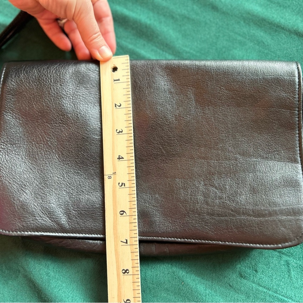 American Vintage Black Leather Satchel - Picture 13 of 15